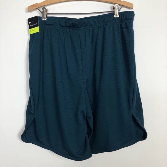 Nike Dry-Fit ‘Dark Green’ Drawstrings Shorts Men’s Size XXL - Picture 2 of 2